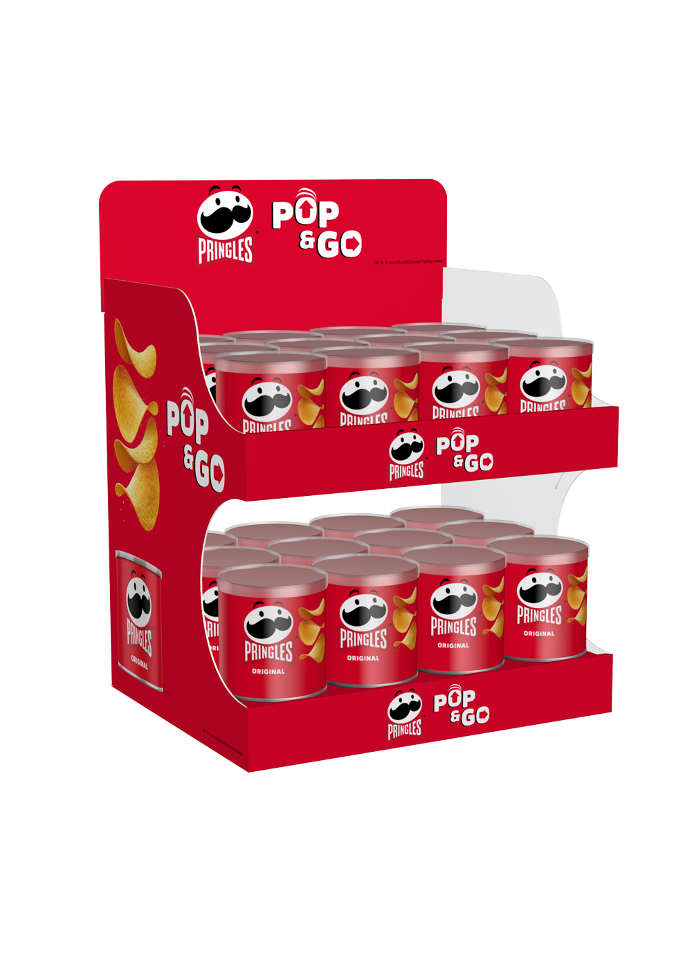 Pappregal für Pringles®